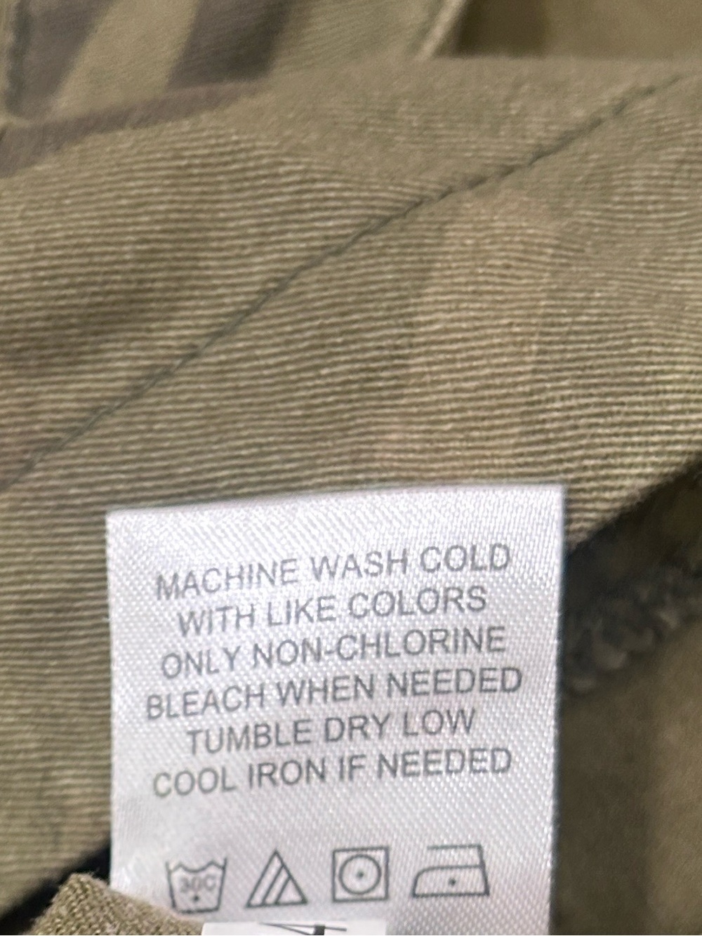 Mud Pie Camo Utility Vest Snap Button Drawstring Waist Size Medium - Picture 8 of 9